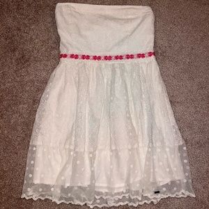 Strapless Lace Detail Dress